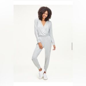 Splendid‎ Supersoft Rib Surplice Jumpsuit